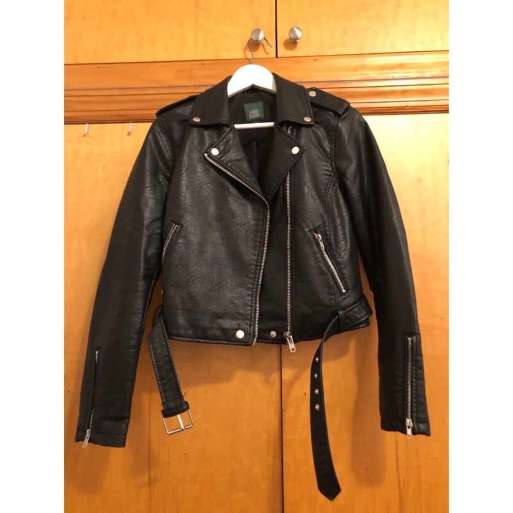 Wild Fable Faux Leather Moto Jacket